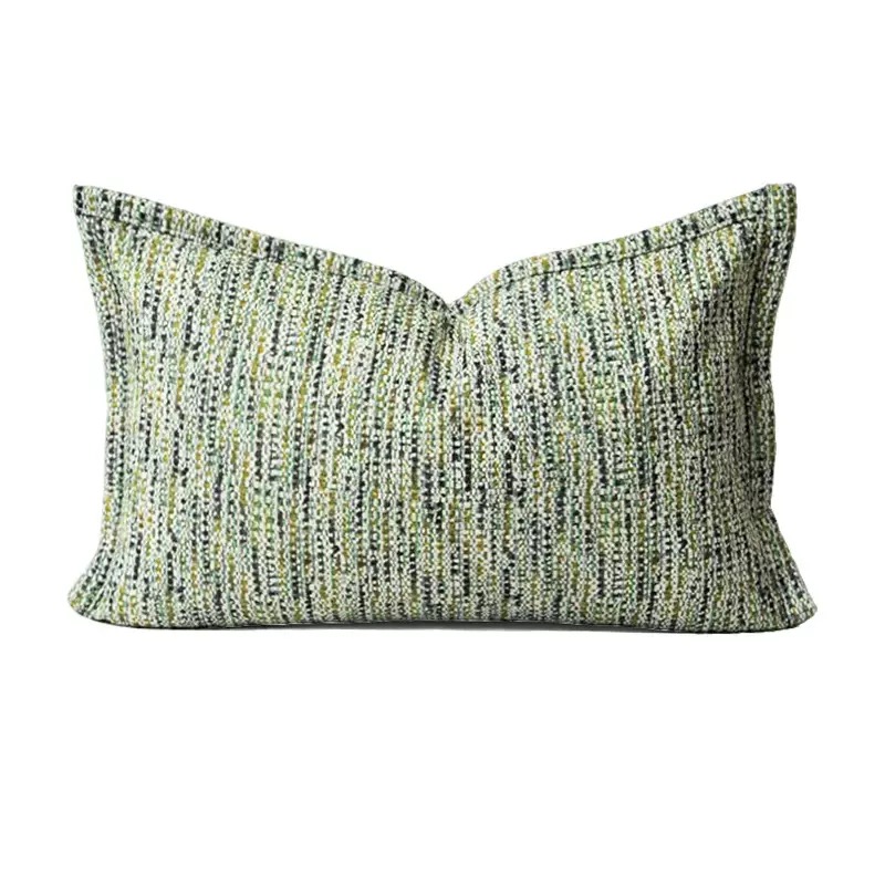 Textured Throw Natural - Modern Home Decoratief Natuurlijk Lichtgroen Tint