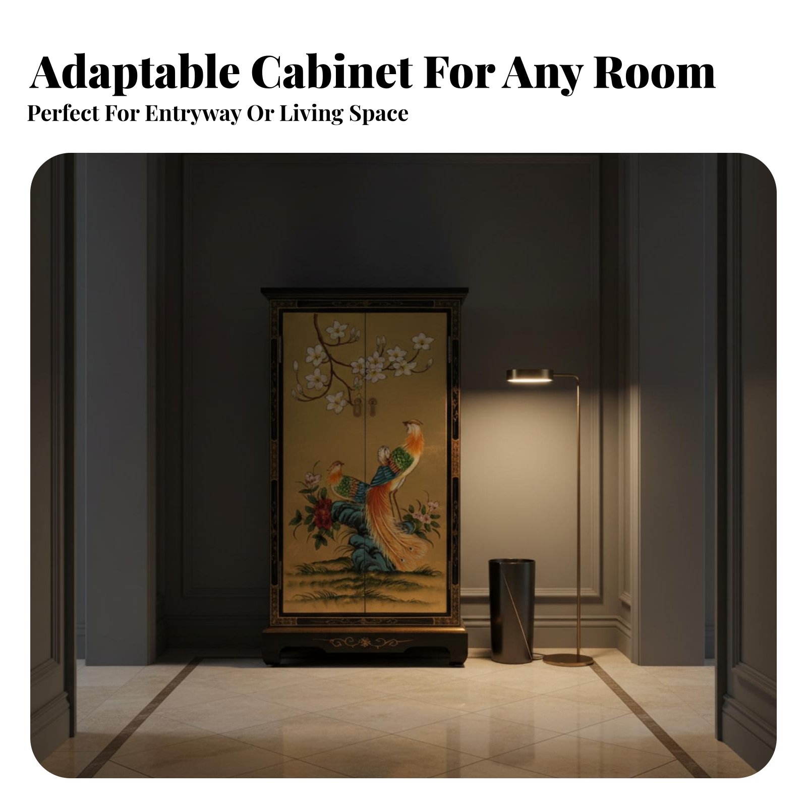 Handgeschilderd 2-deurs kastje - Interior Designer recensie en prijs