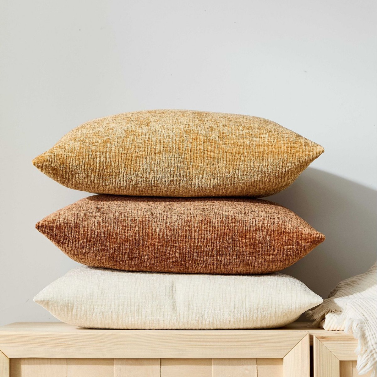 Getextureerde geplooide chenil - Textured Throw Natural recensie en prijs