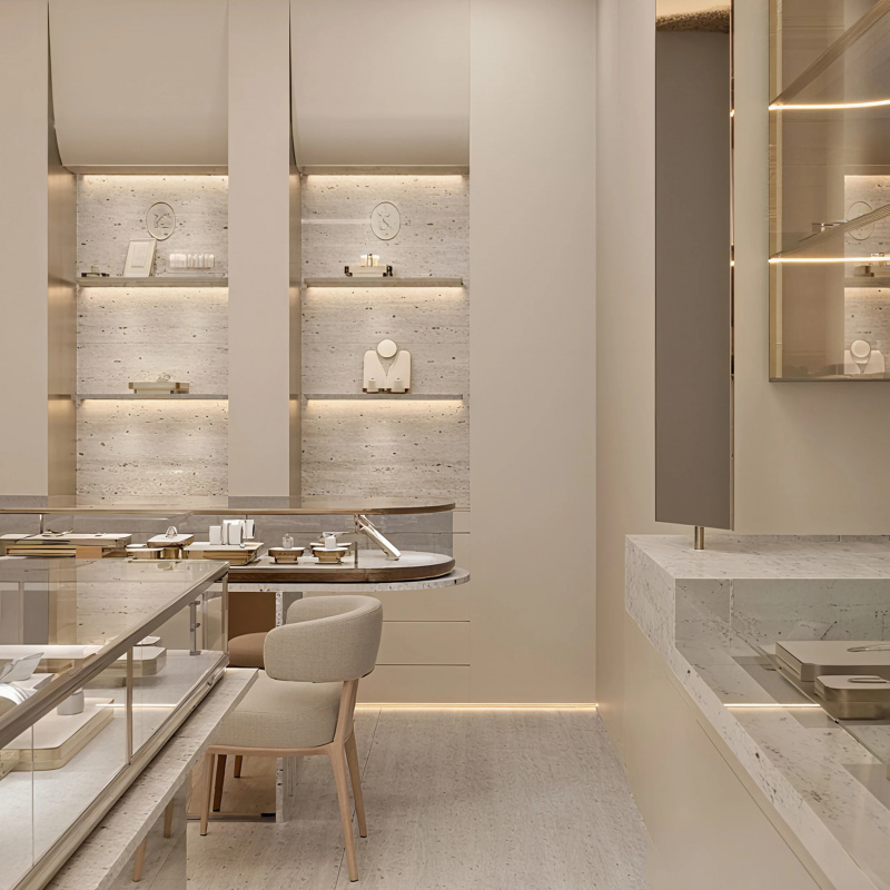 Ontwerp van een luxe juweliers - Interior Designer recensie en prijs