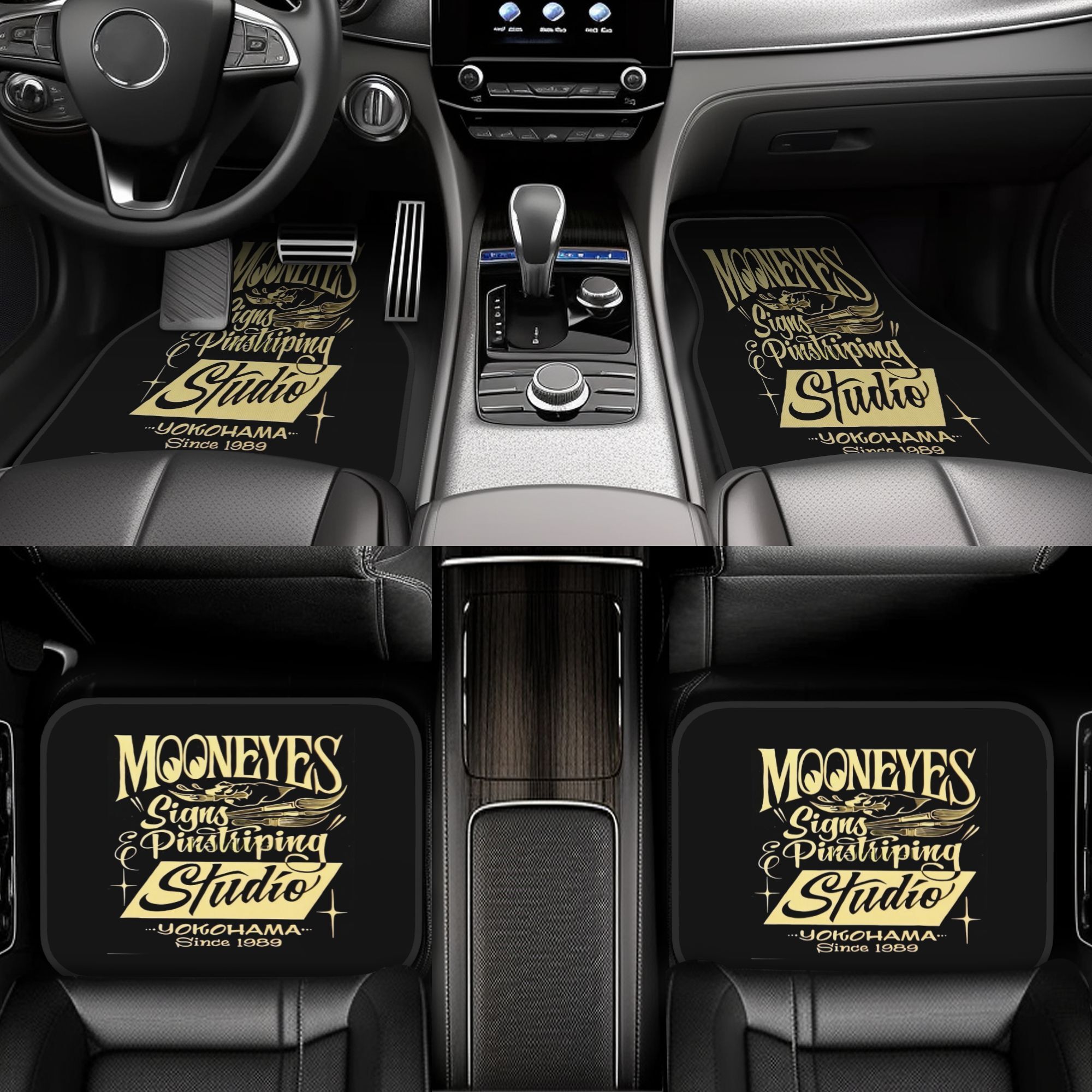 4 stuks% Mooneyes autovloermat - Interior Design Product recensie en prijs