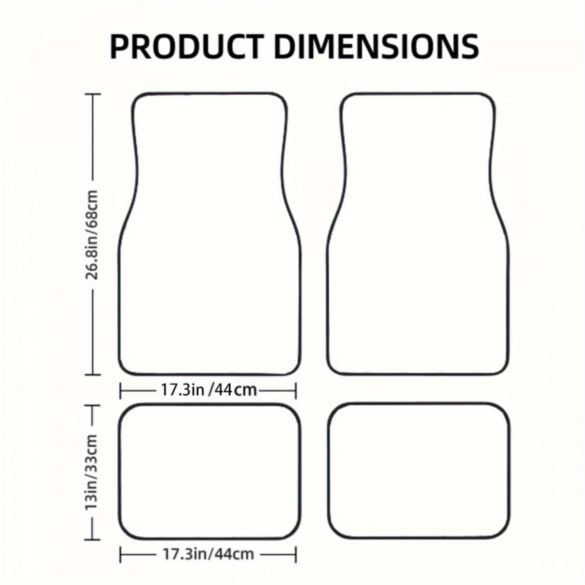 4 stuks% Mooneyes autovloermat - Interior Design Product recensie en prijs