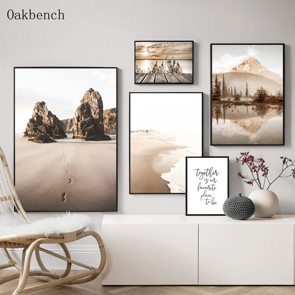 Bergzee Landschap Art Canvas S - Interior Designer recensie en prijs